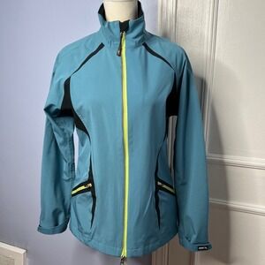 Kerrits Water Repellent Riding Jacket Full Zip Equestrian Blue Womens Size Small